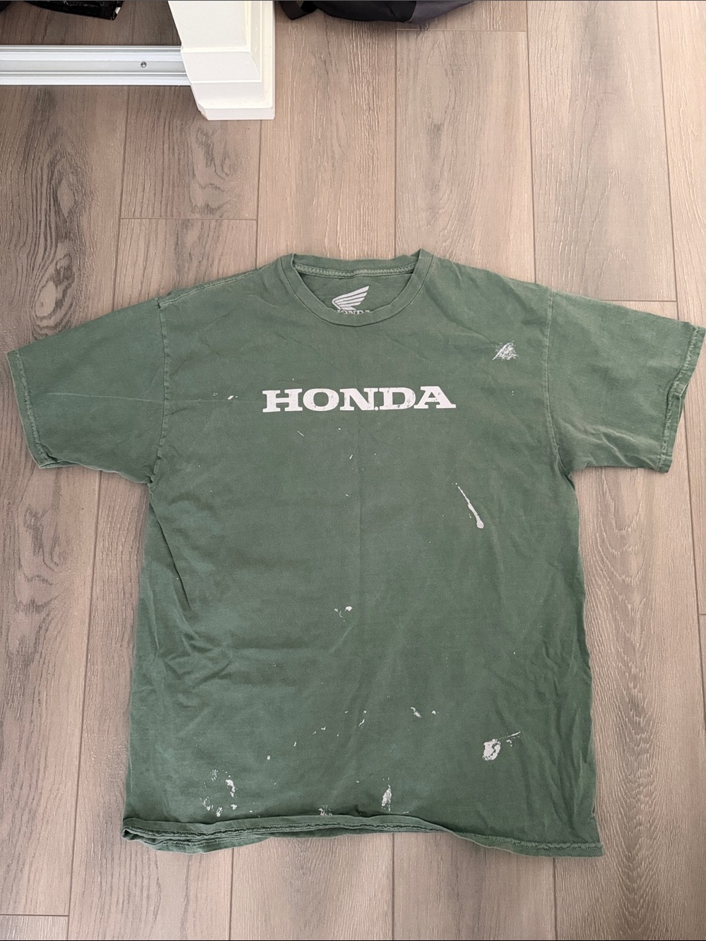 UO Graphic Racing Paint Splatter Tee